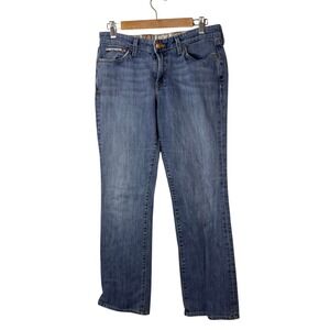 Vintage Lucky Brand Jeans Women 10 Short Blue Classic Rider Denim Festival